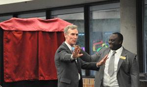 Bill Opens Plaque